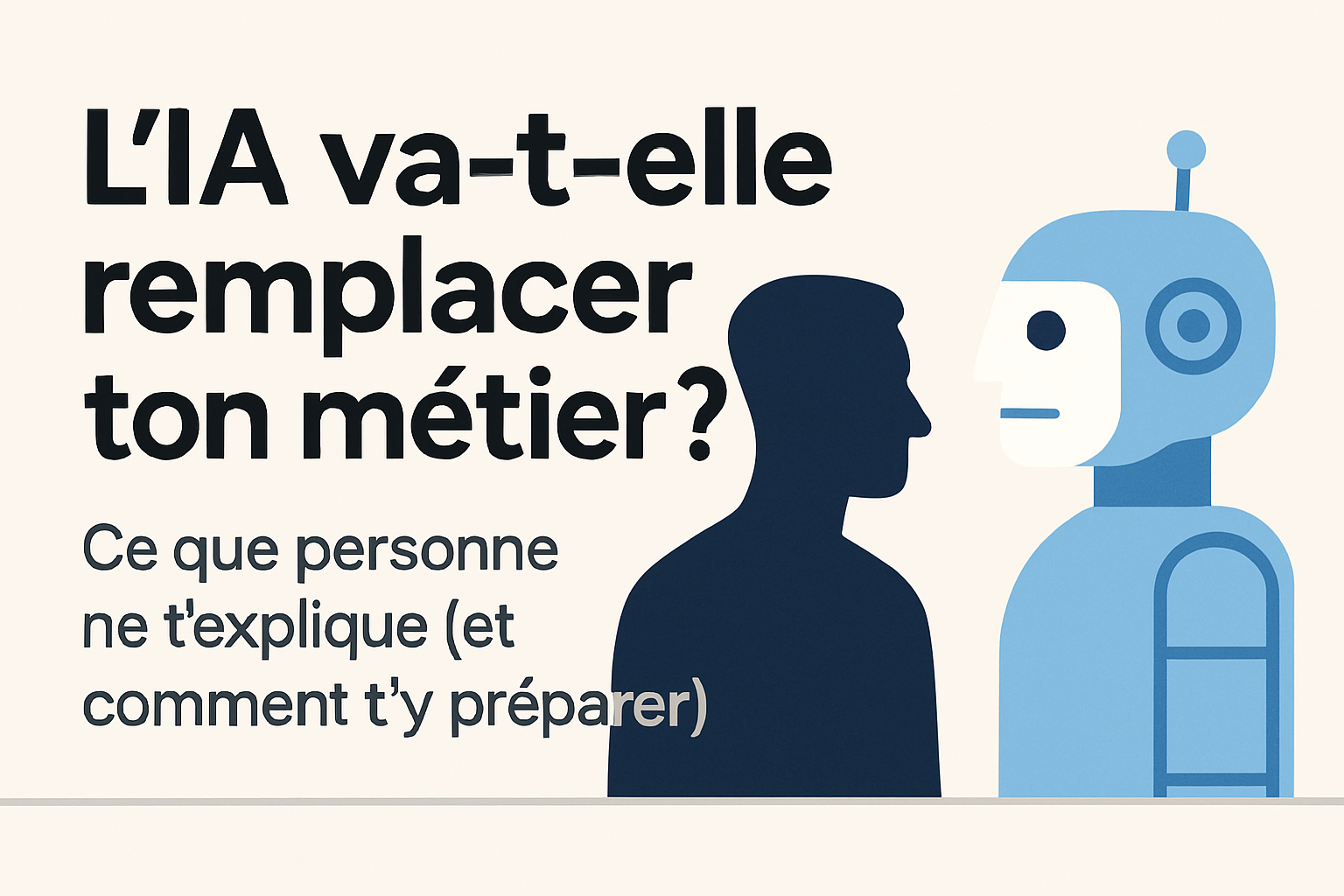 L’IA va-t-elle remplacer ton métier